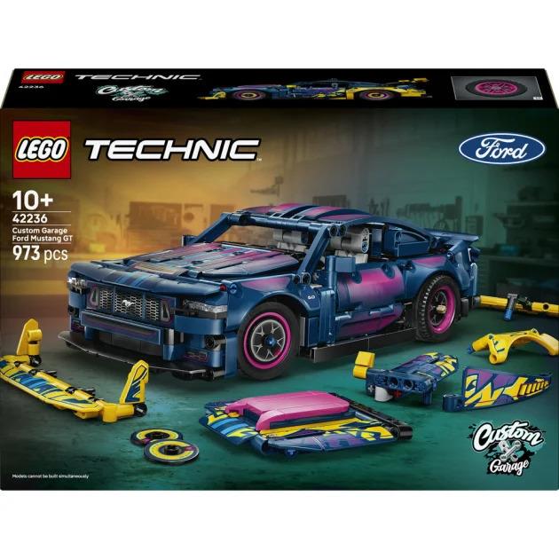LEGO Technic Custom Garage Ford Mustang GT Car 42236