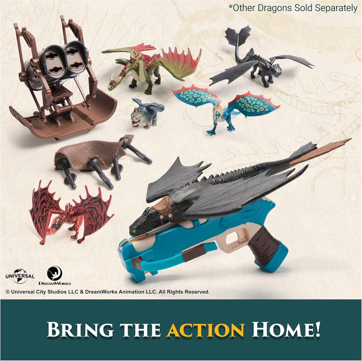 How to Train Your Dragon Toothless Crossbow Launch Flying Stunt Glider