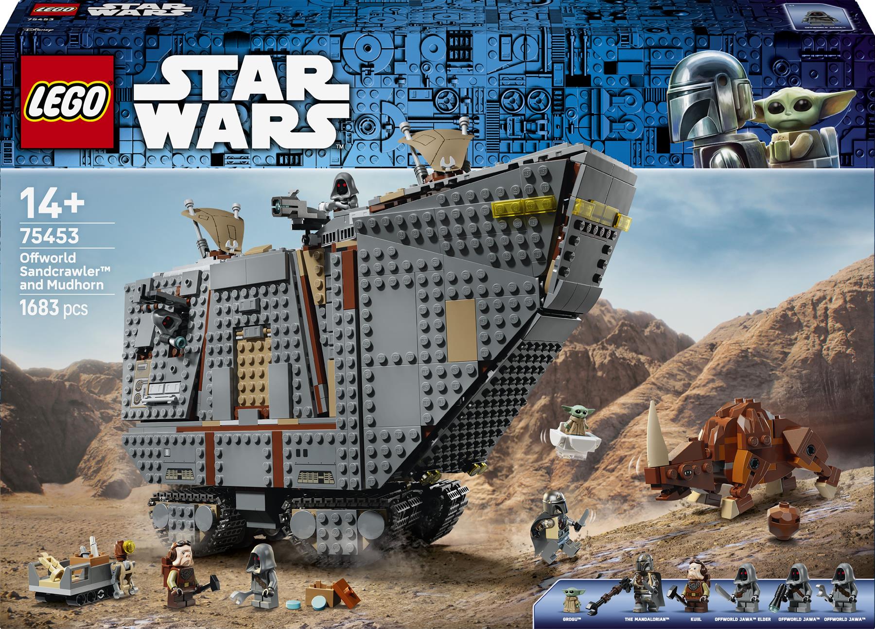 LEGO Star Wars Offworld Sandcrawler and Mudhorn 75453