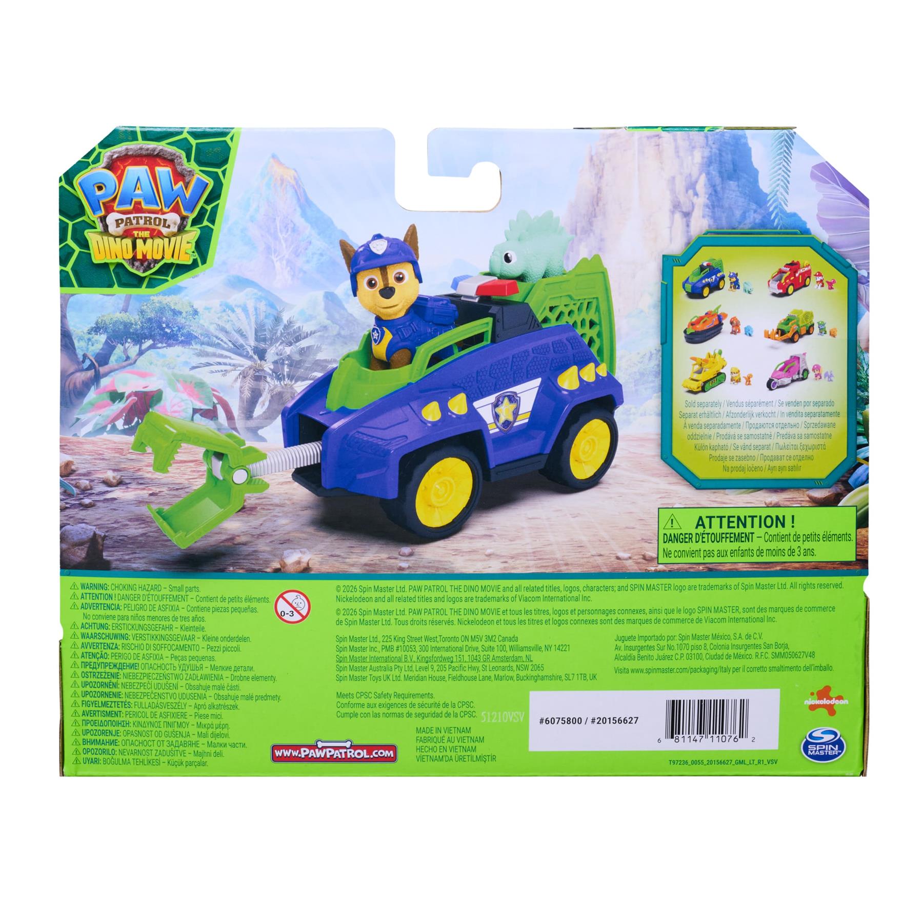 PAW Patrol Dino Themed Vehicle - Chase