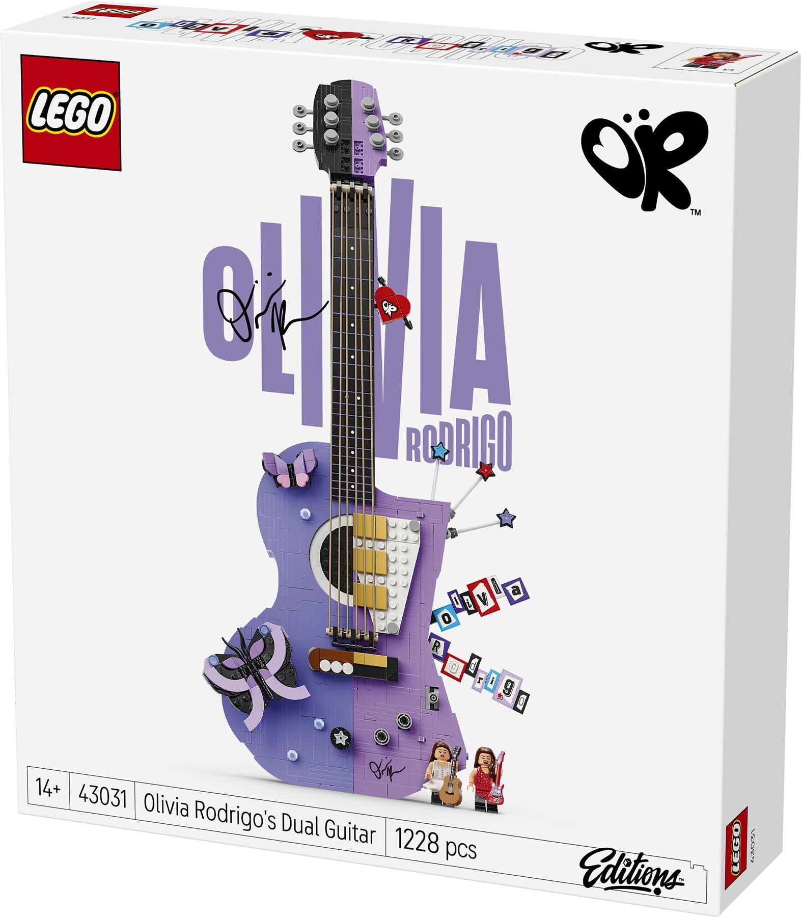 LEGO Editions Olivia Rodrigo's Dual Guitar 43031