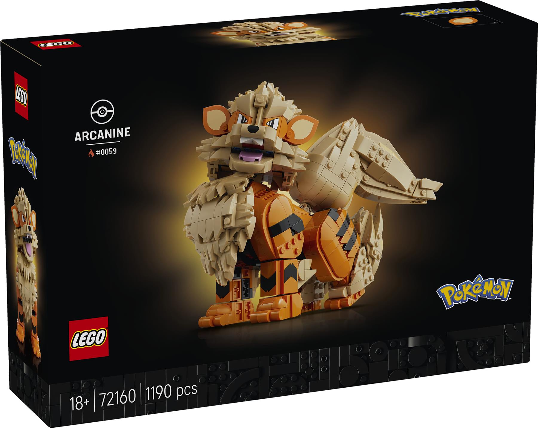 LEGO Pokemon Arcanine 72160