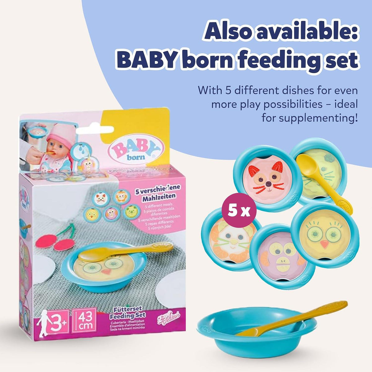 BABY born Lunch Time Table with Lights & Sounds