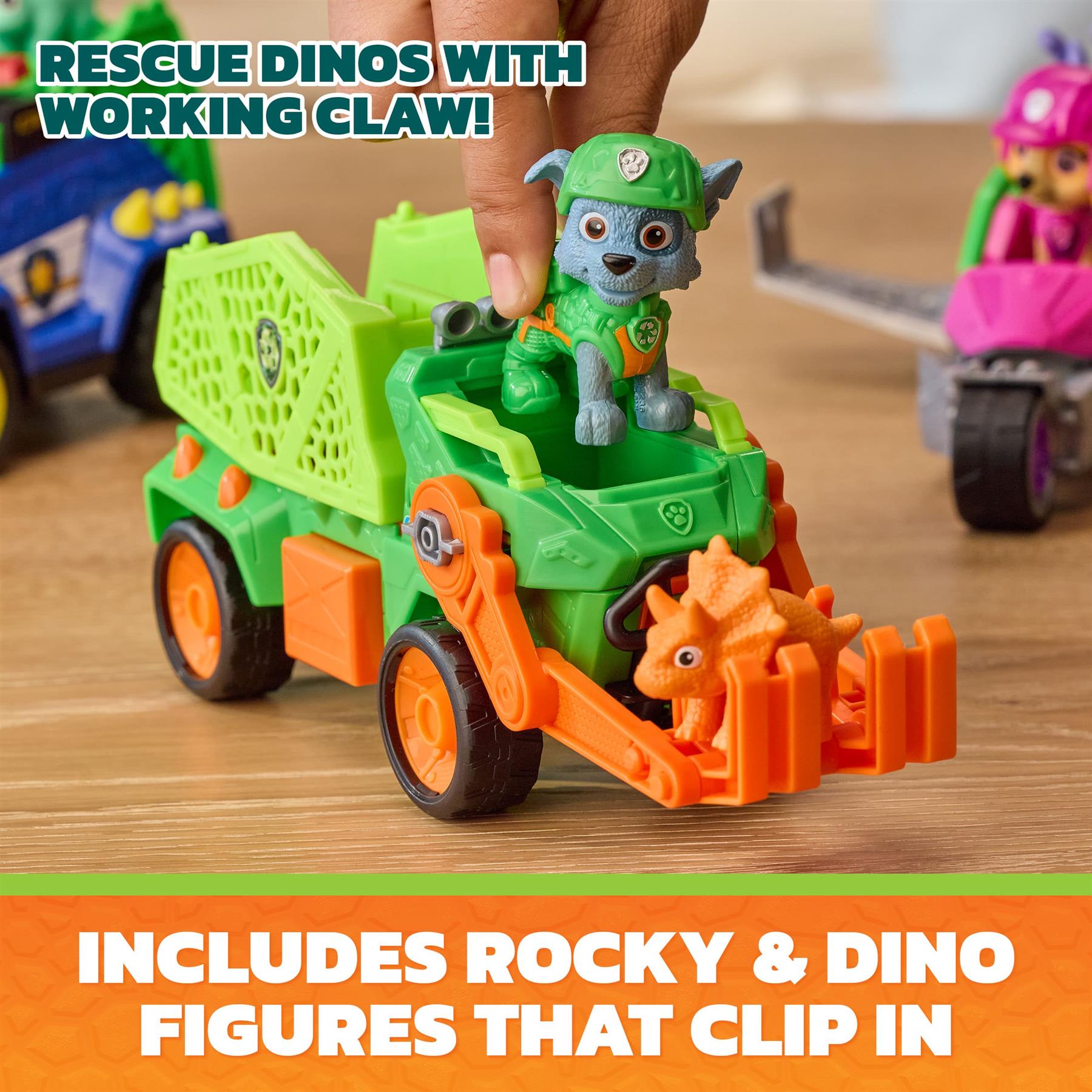 PAW Patrol Dino Themed Vehicle - Rocky