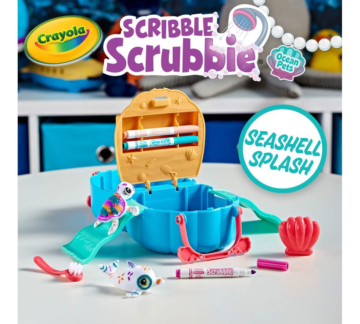 Crayola Scribble Scrubbie Pets Seashell Splash Playset