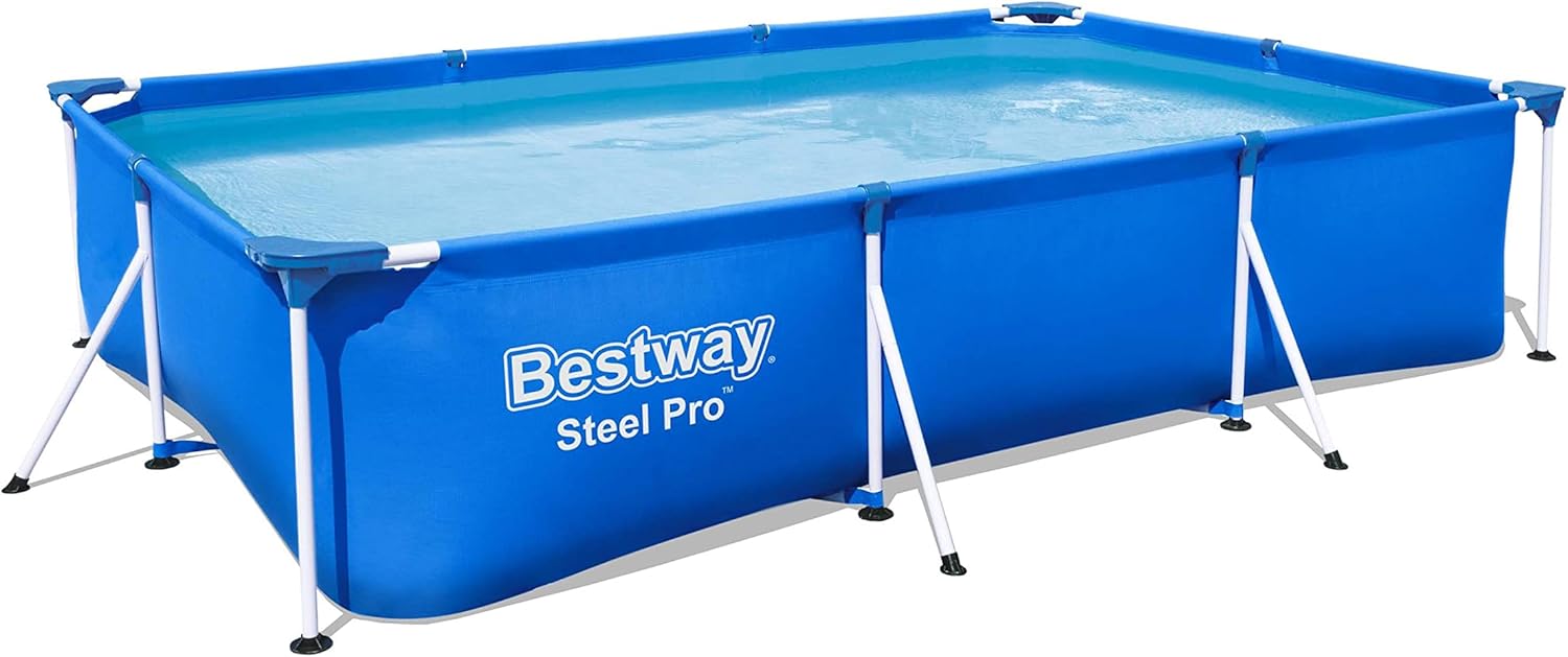 Bestway Steel Pro 9ft x 6ft Rectangular Pool with Filter Pump