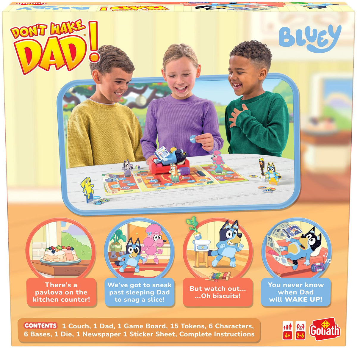Bluey Don't Wake Dad! Board Game