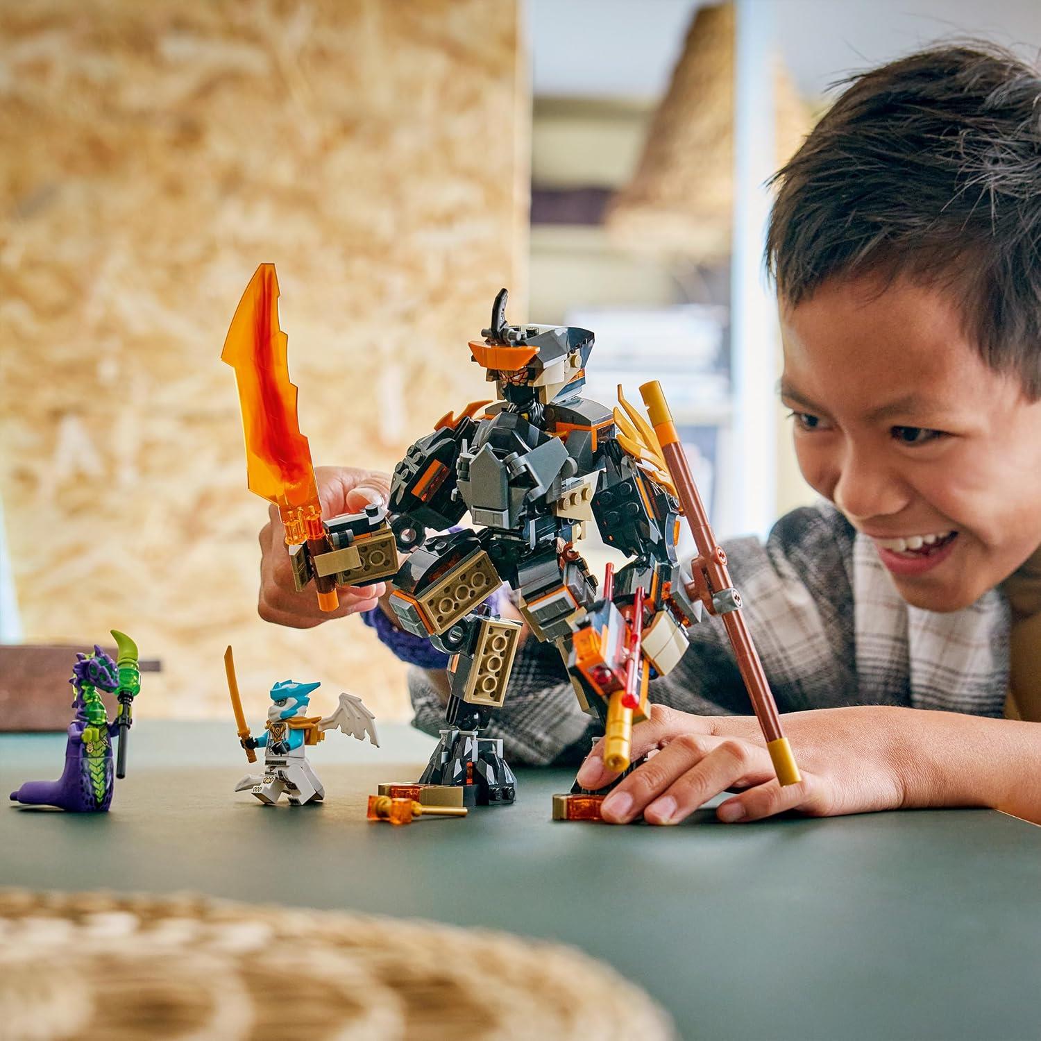 LEGO Ninjago Dragons Rising Cole's Mission Mech & Dragon Zane 71854