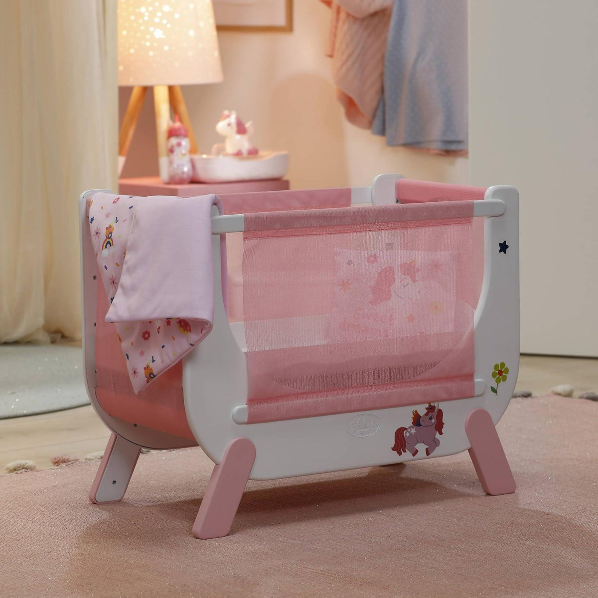 BABY born Unicorn Dolls bed