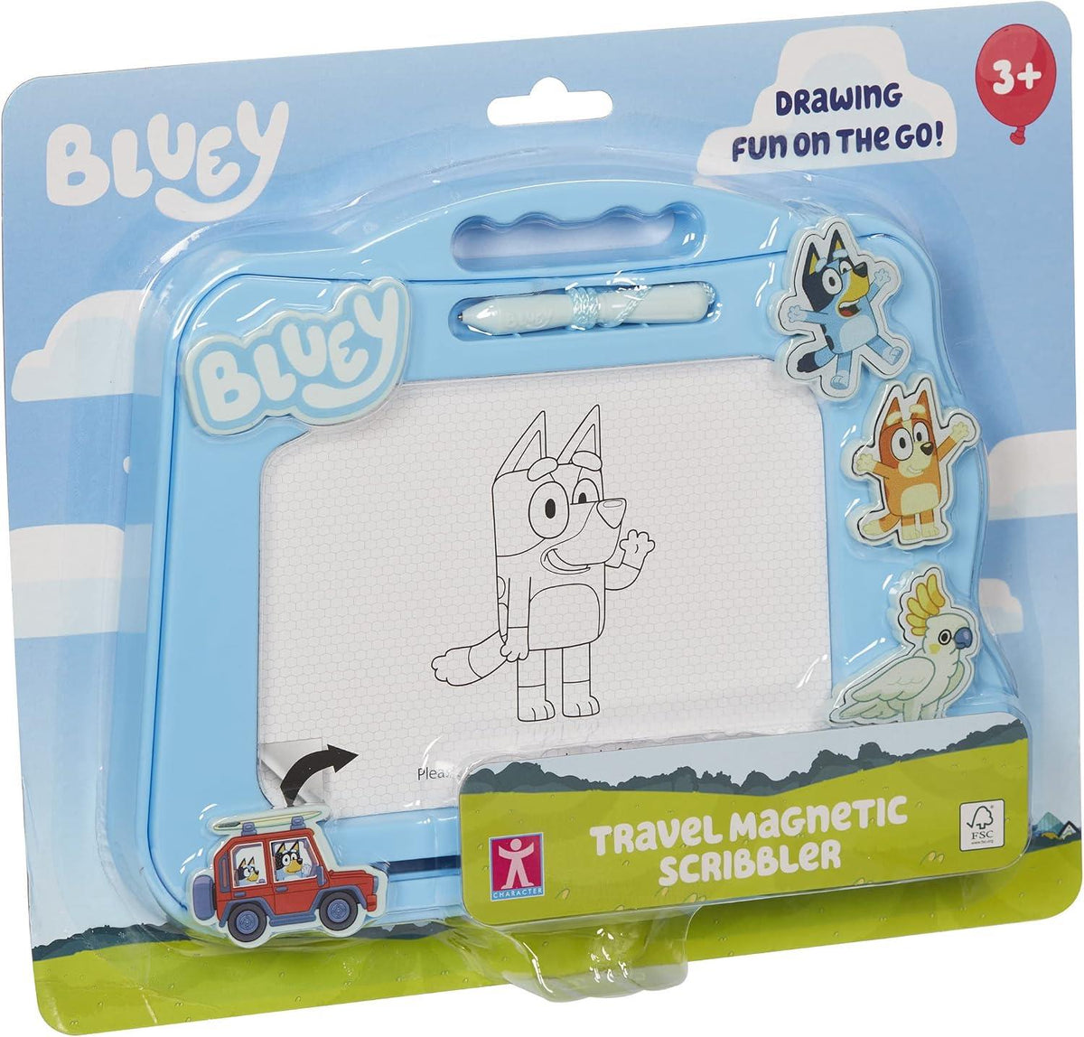 Bluey Travel Magnetic Scribbler