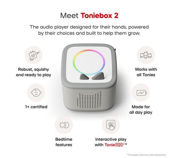 Toniebox 2 Starter Set With Creative Tonie Rubie - Moon Grey