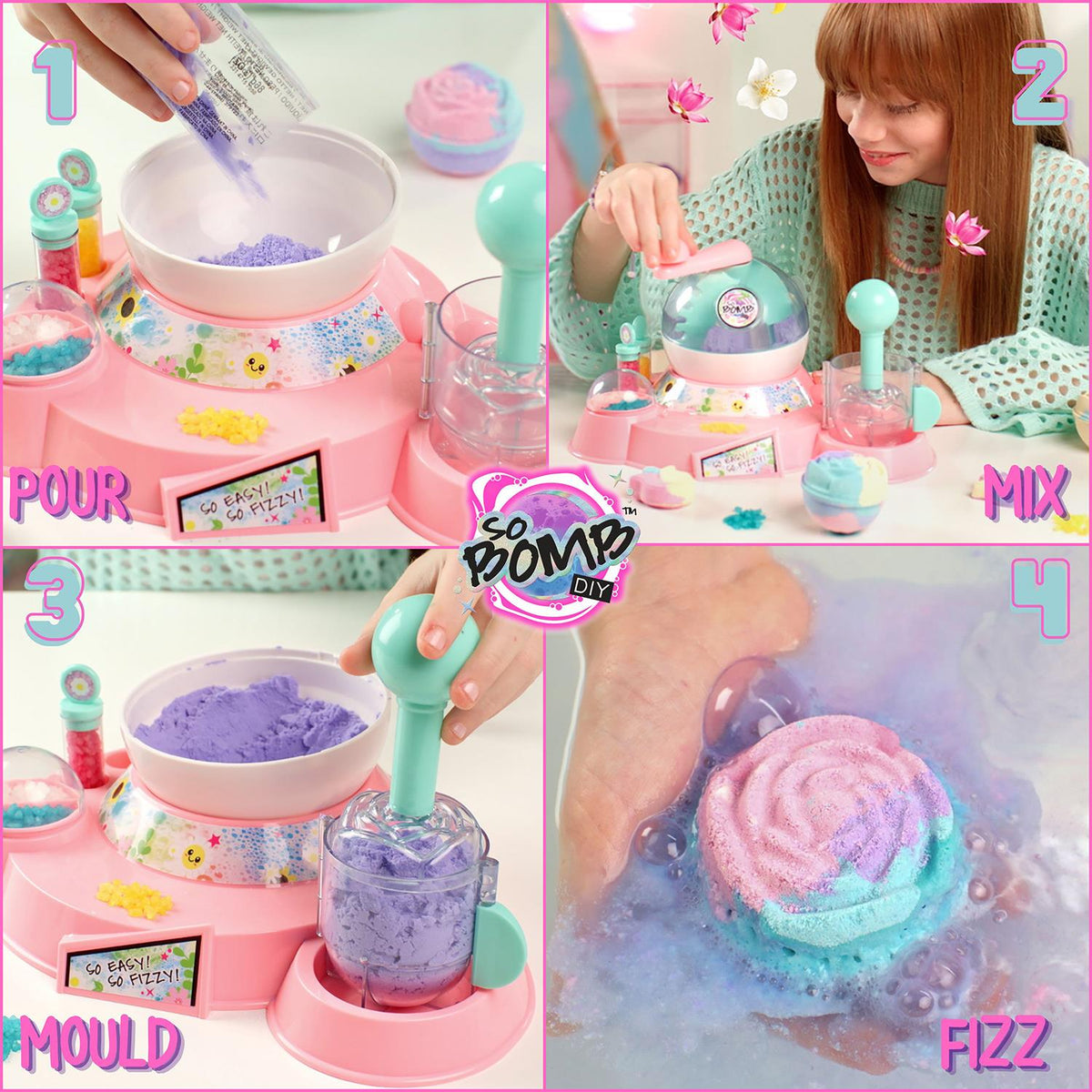 So Bomb DIY Flower Bath Bomb Factory