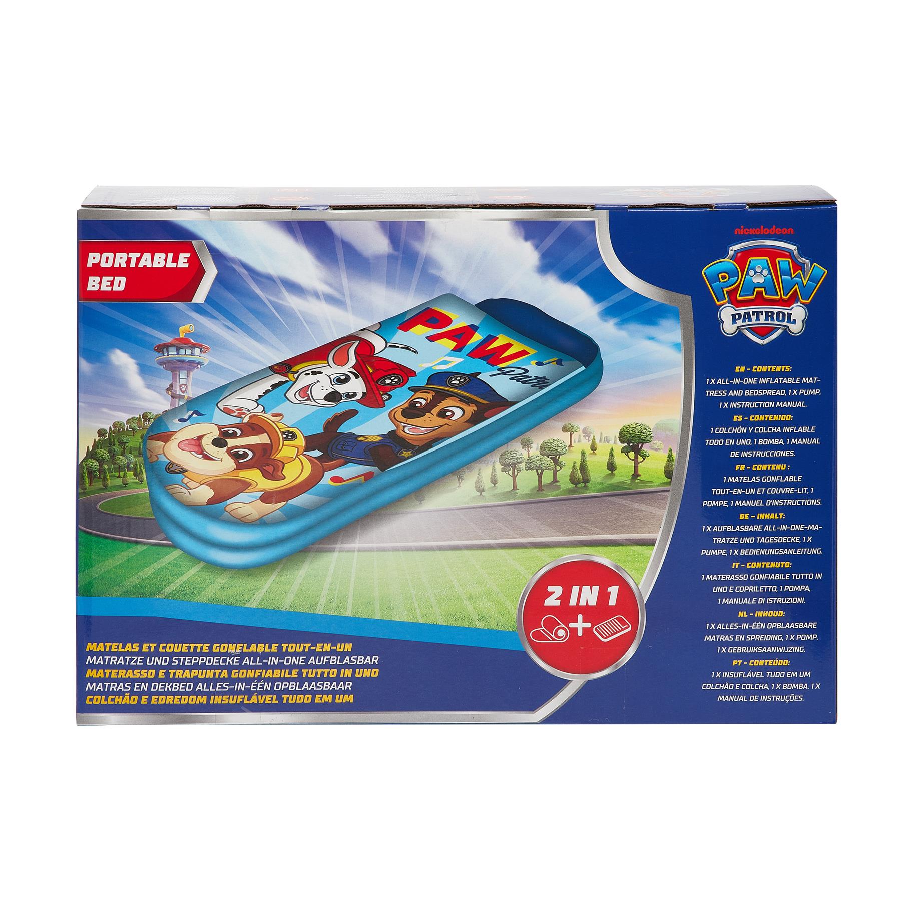 PAW Patrol All in 1 Inflatable Portable Bed