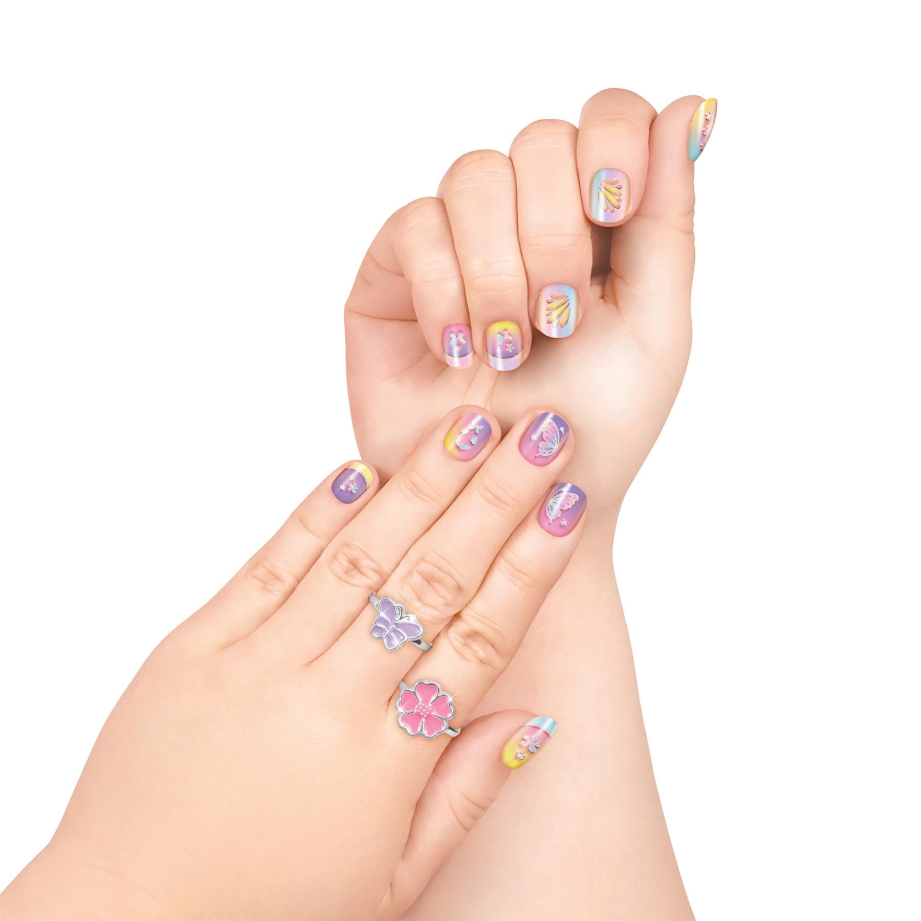 Make It Real Glimmer & Glow Beautiful Butterfly Nails