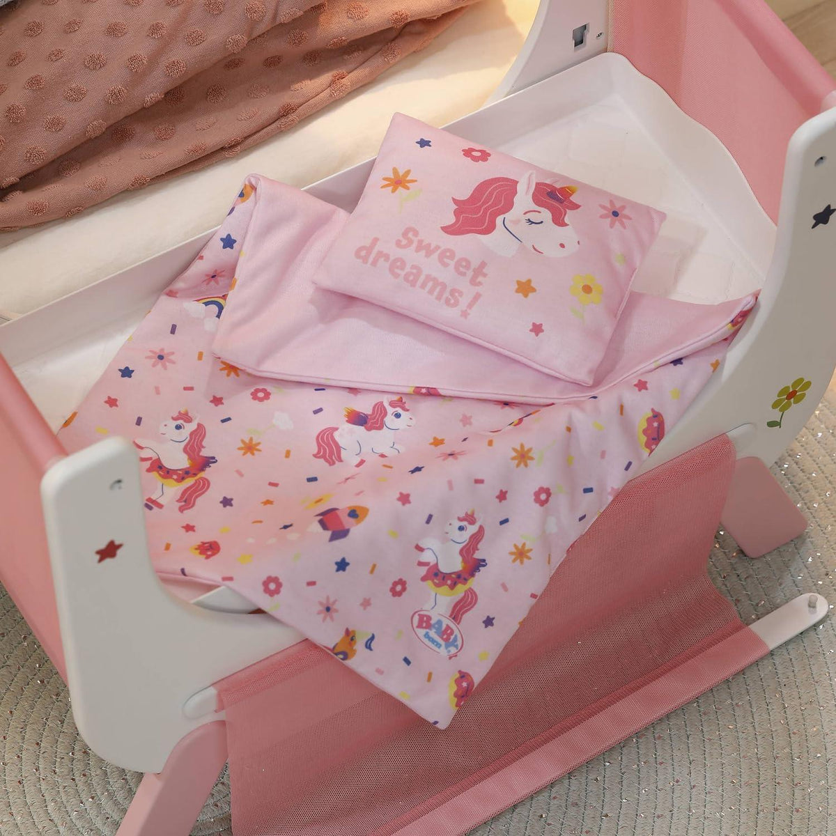 BABY born Unicorn Dolls bed