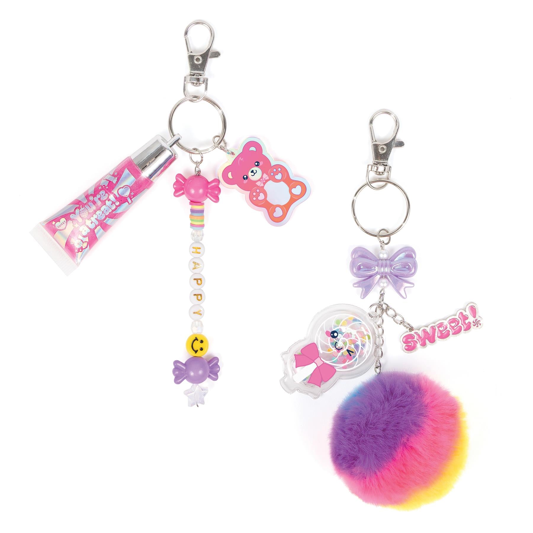 Make It Real Glimmer & Glow Bag Clips & Cosmetics Set - 2 Pack