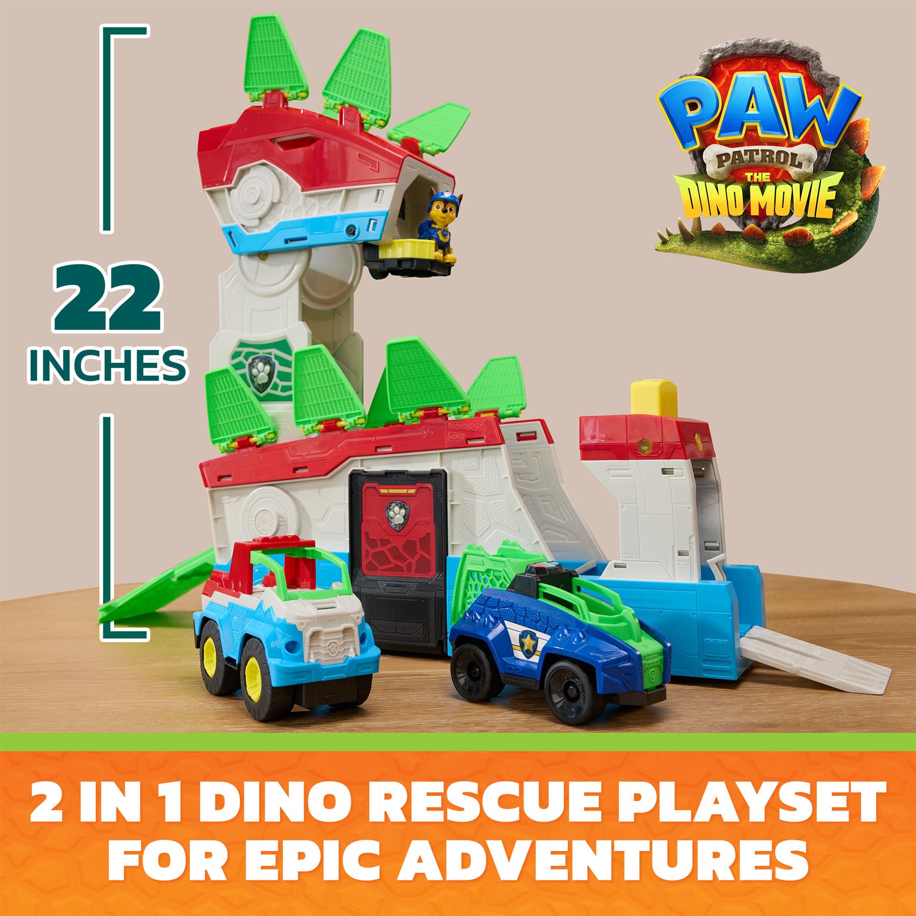 PAW Patrol: The Dino Movie Playset Dino Mobile Headquarters