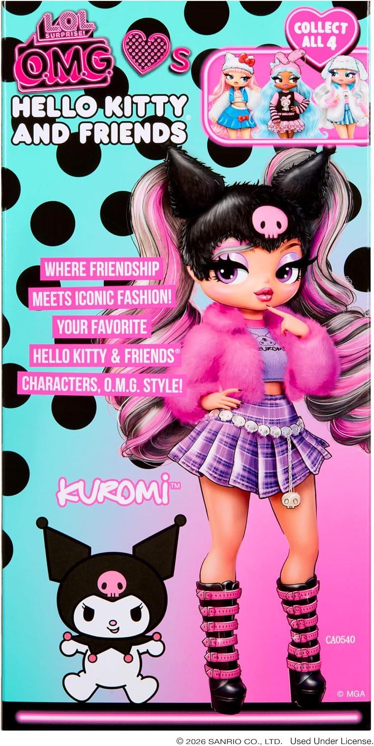 L.O.L. Surprise! O.M.G. Loves Hello Kitty & Friends Doll - Kuromi