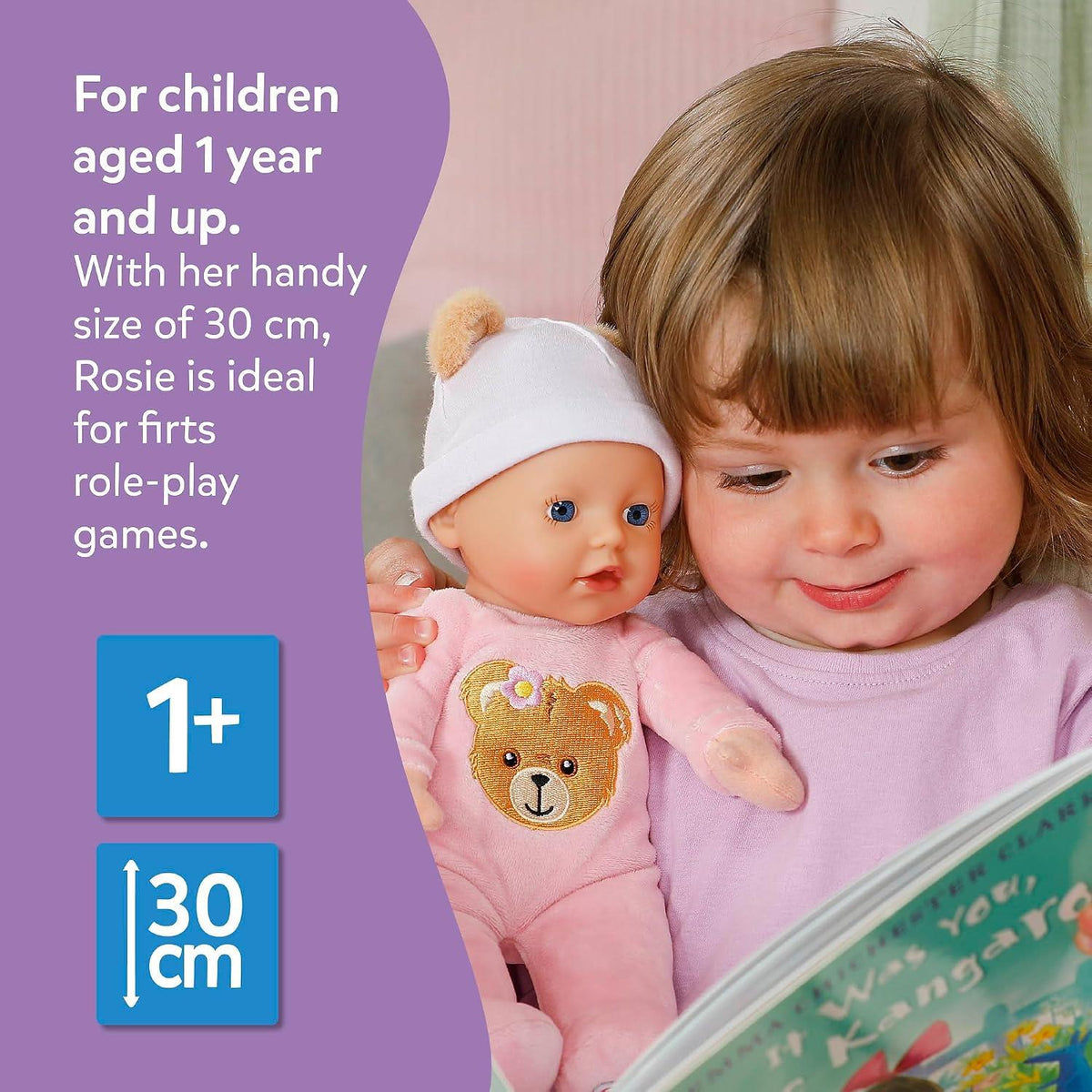 BABY born 30cm Interactive Doll - Rosie