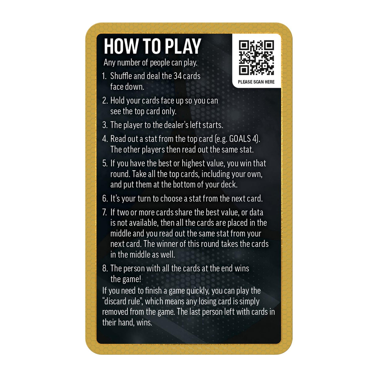Top Trumps World Football Stars Top 200 Card Game – Chrome Gold Pack