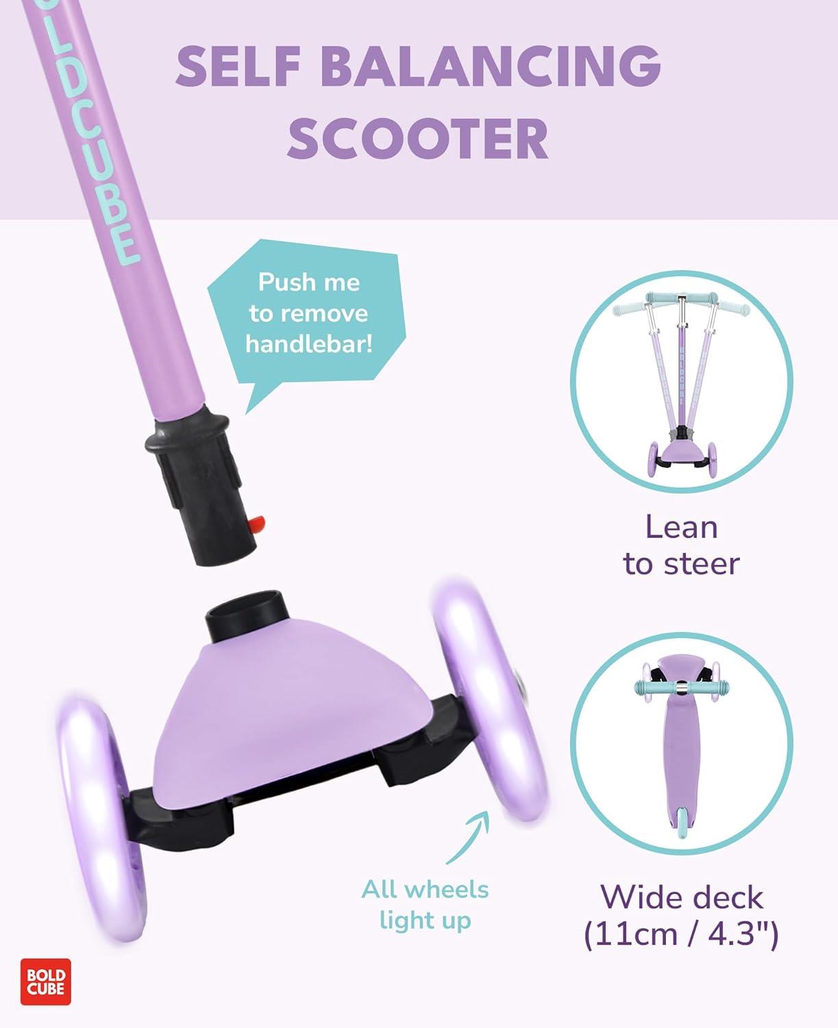 Boldcube Teeny 3 Wheel Scooter - Lilac