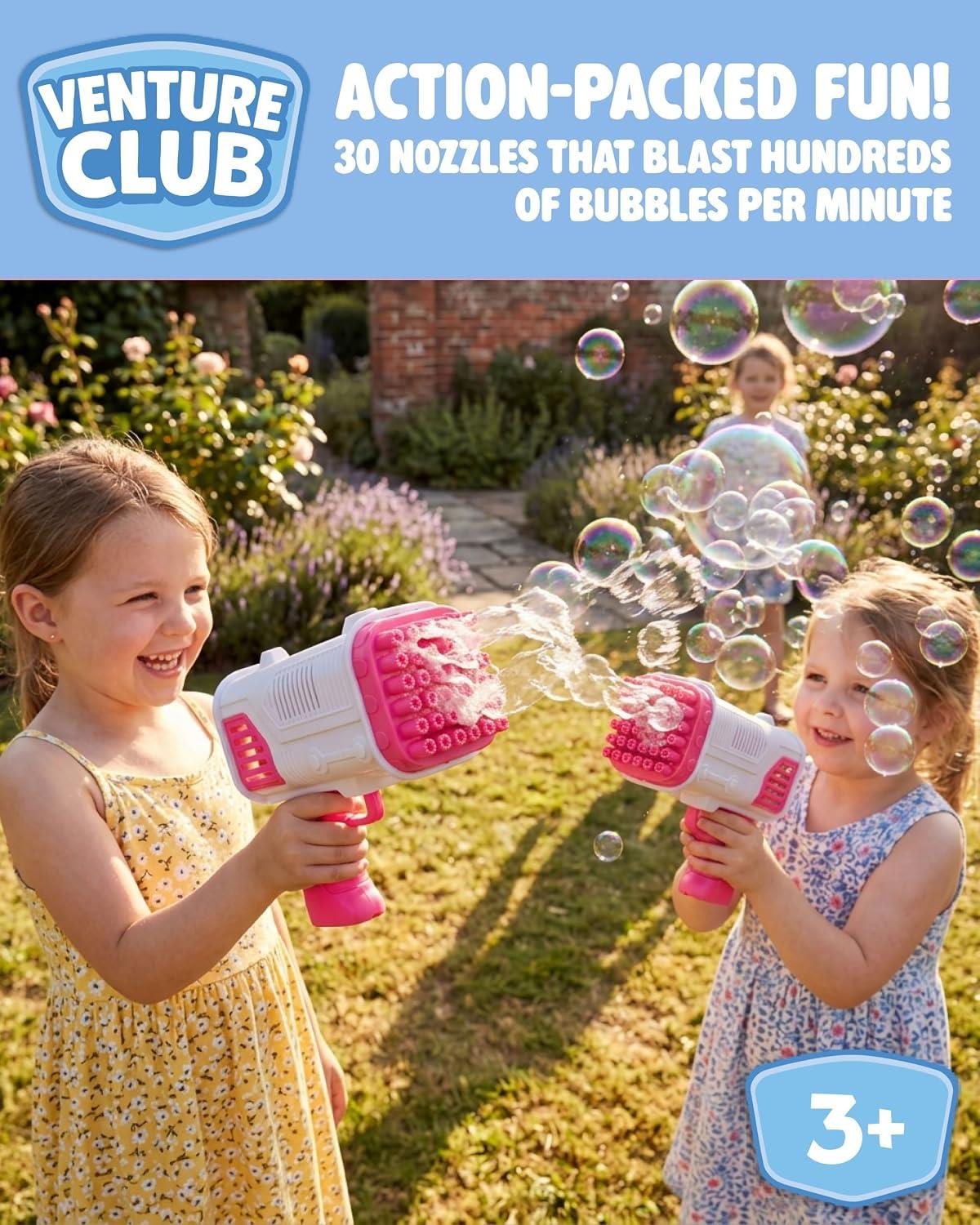 Venture Club Bubble Blaster - 2 Pack - Pink
