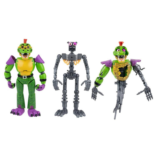 Five Nights at Freddy's Endo Series 6 Inch Figures - Montgomery Gator & Shattered Montgomery Gator