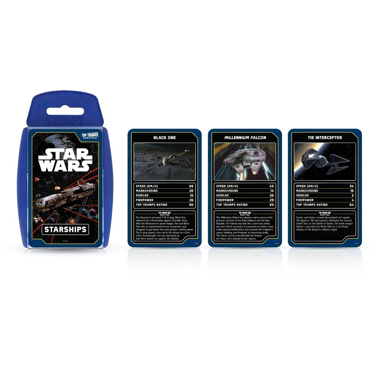 Top Trumps Star Wars Starships Card Game