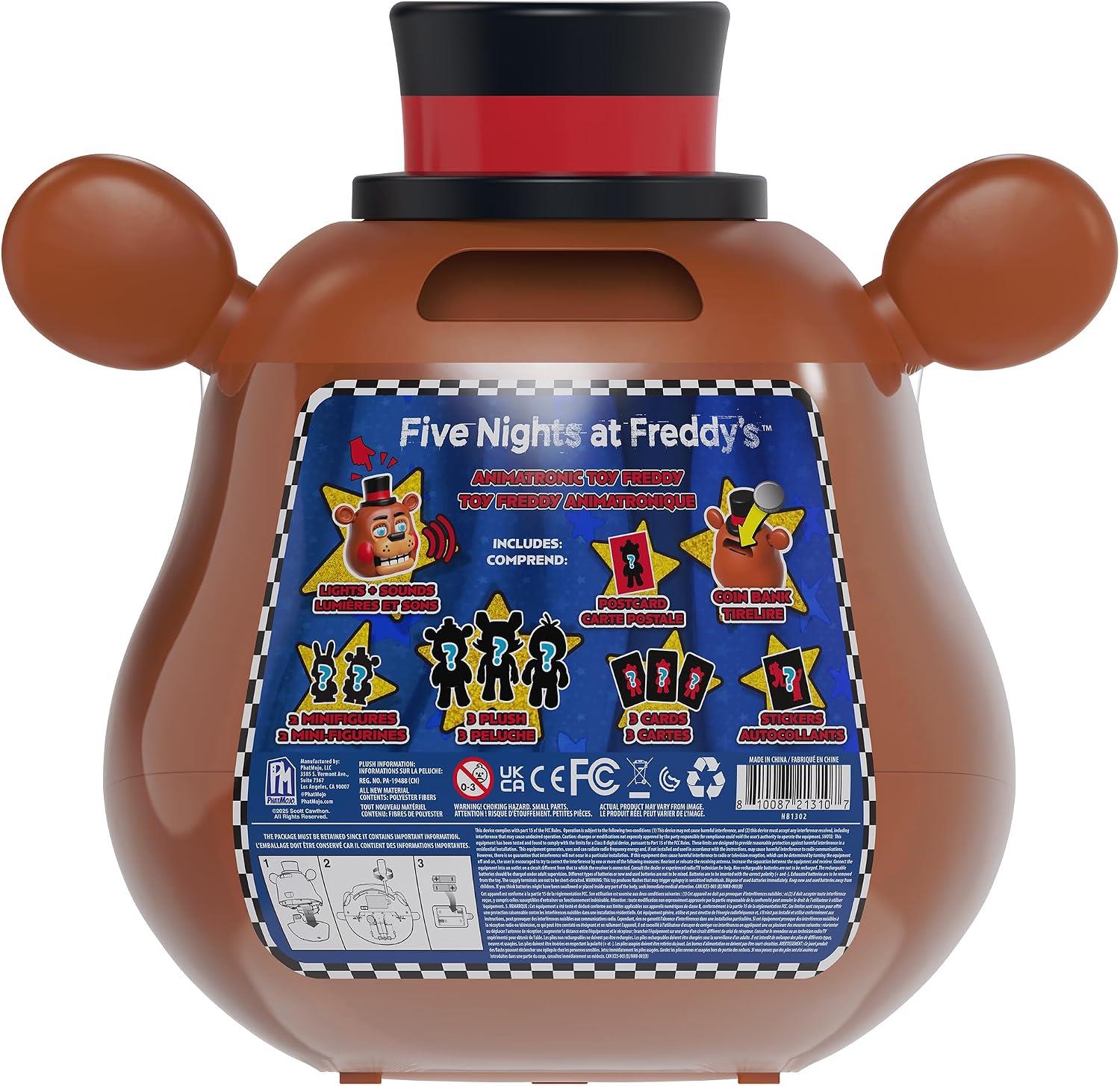 Five Nights at Freddy's Series 3 Toy Freddy Figure Bundle