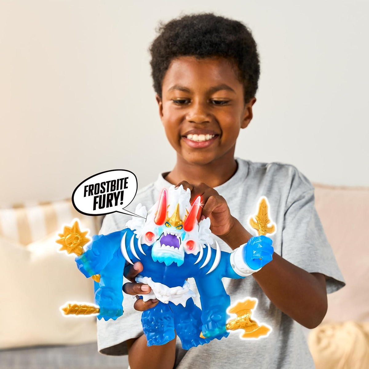 Goo Jit Zu 10-Inch Stretchy Action Figure - King Frostbite
