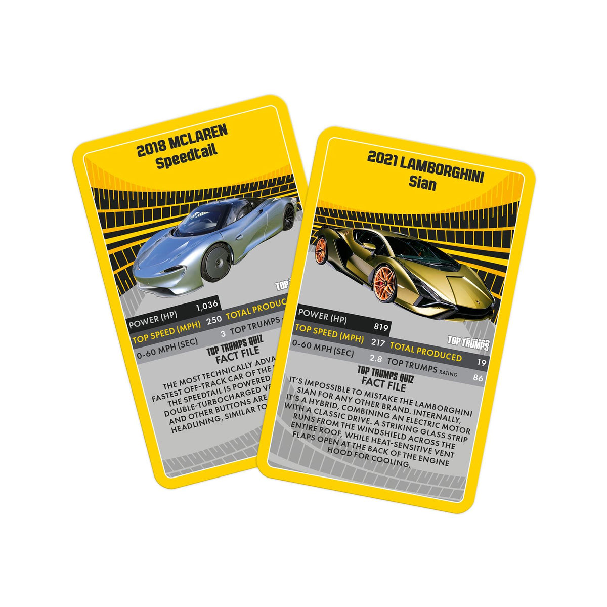 Top Trumps Supercars Card Game