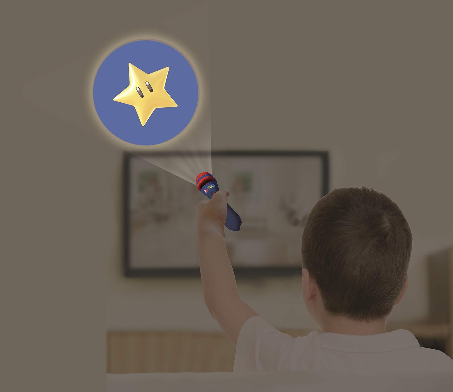Super Mario 2-in-1 Torch Light & Stories Projector