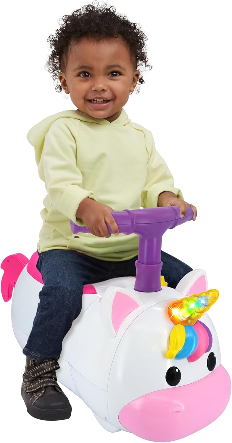 Zoom Zoom Unicorn Lights N' Sounds Ride On