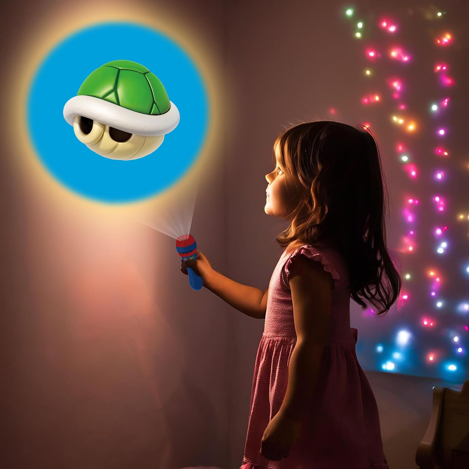 Super Mario 2-in-1 Torch Light & Stories Projector