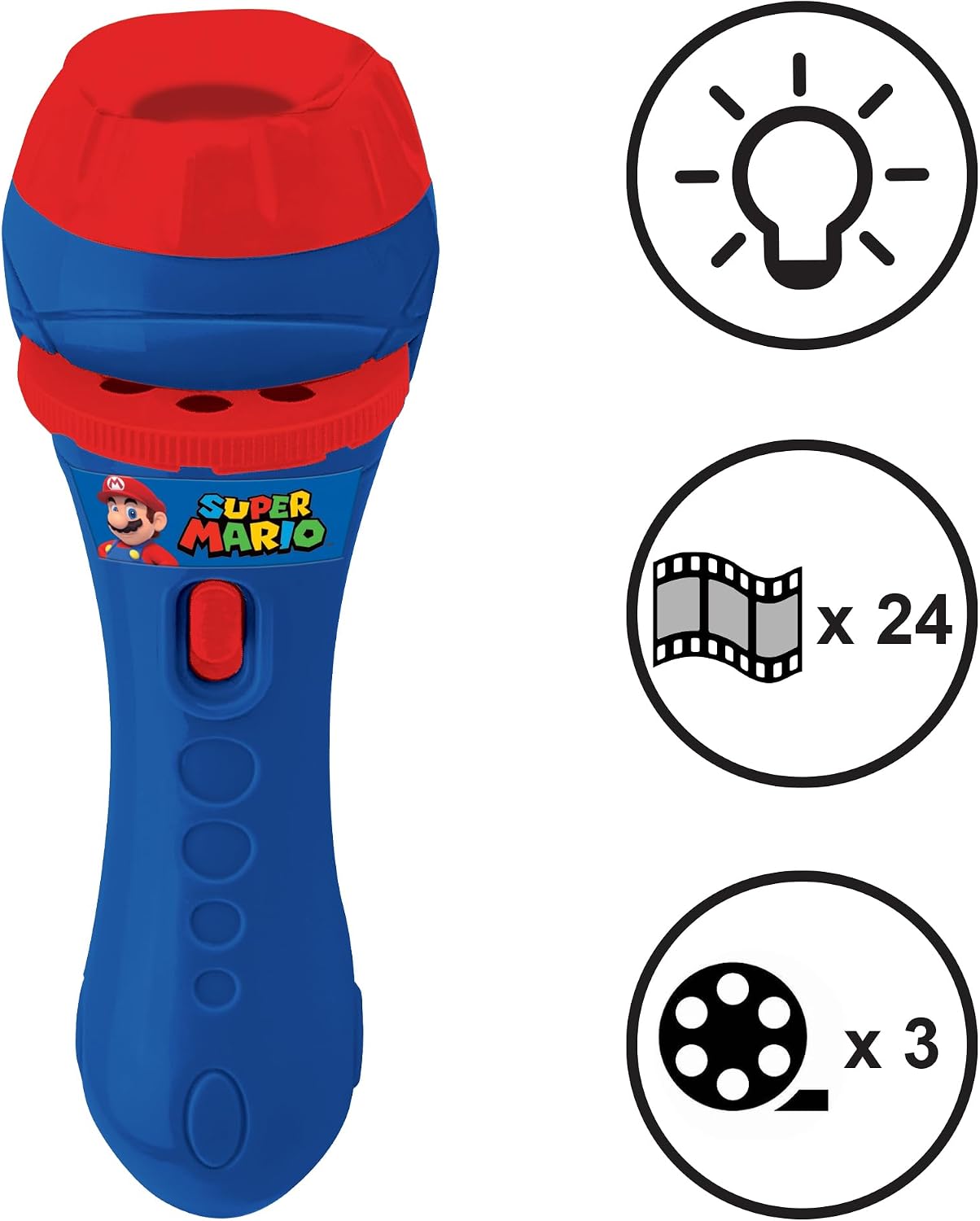 Super Mario 2-in-1 Torch Light & Stories Projector