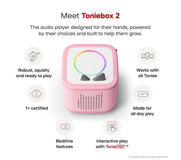 Toniebox 2 Starter Set With Creative Tonie Rubie - Cloud Pink