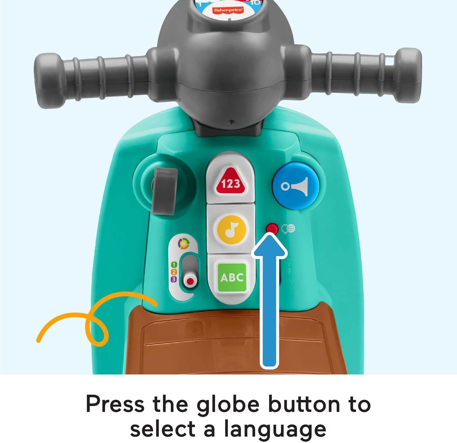 Fisher-Price Toddler Ride On Toy Scooter