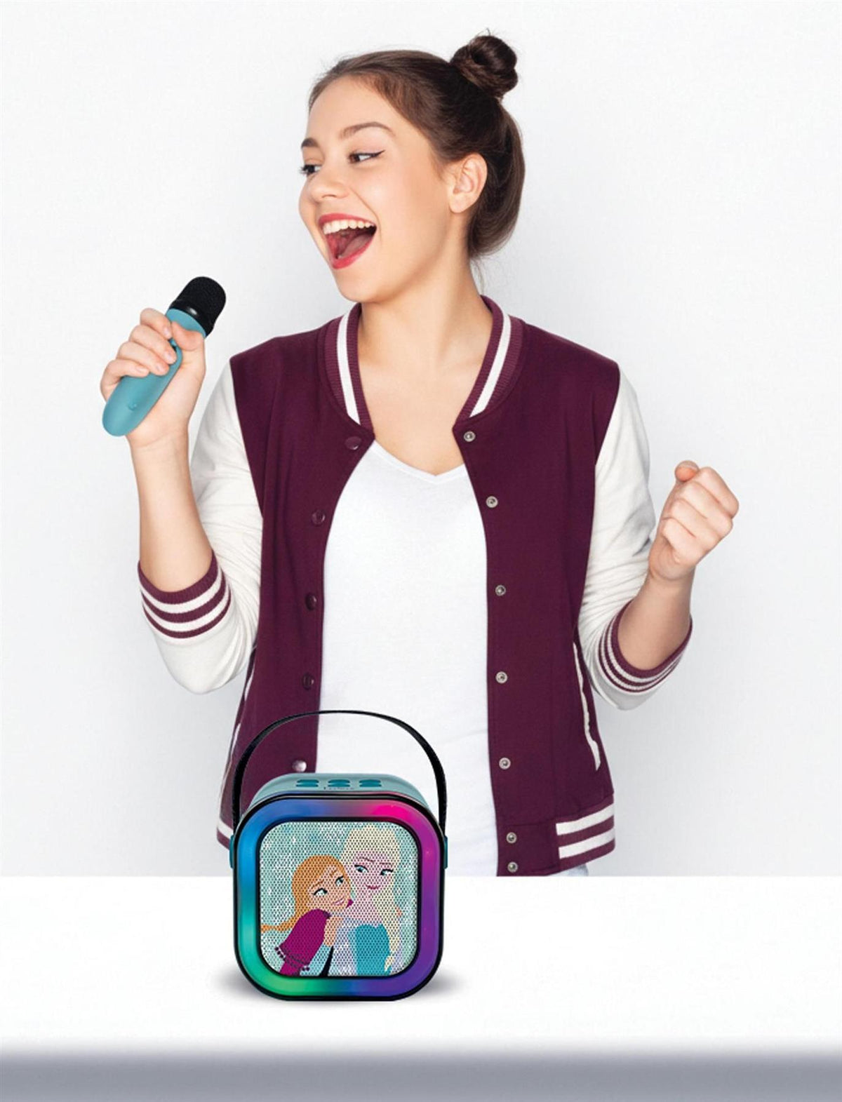 Disney Frozen Portable Karaoke Speaker & Microphone