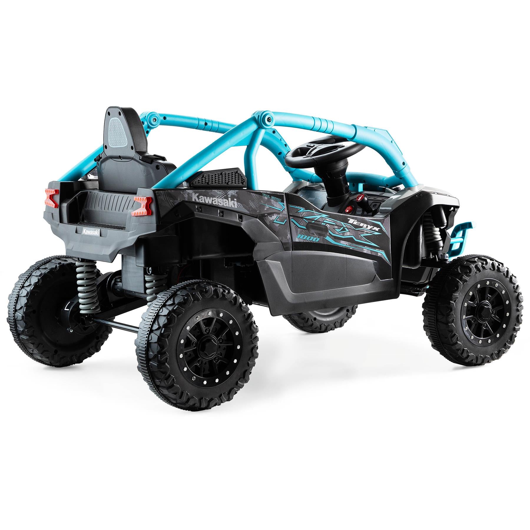 Xootz Kawasaki KRX 1000 12V Ride-On Car - Black/Blue