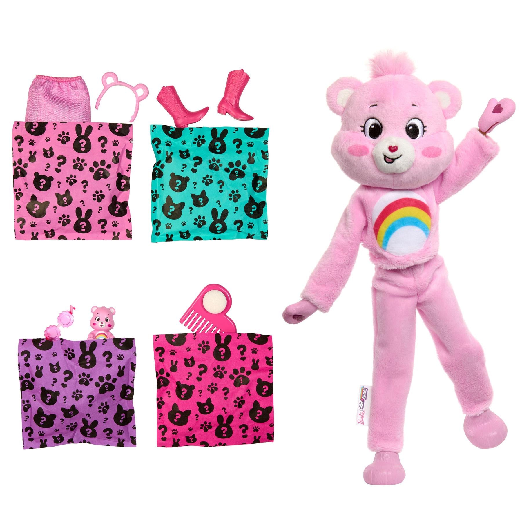 Barbie Cutie Reveal Barbie Care Bears - Pink