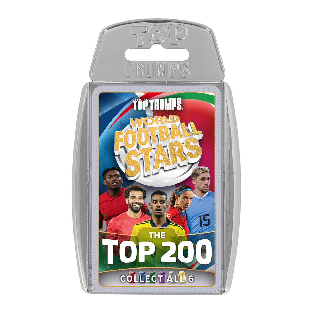 Top Trumps World Football Stars Top 200 Card Game – Chrome Silver Pack