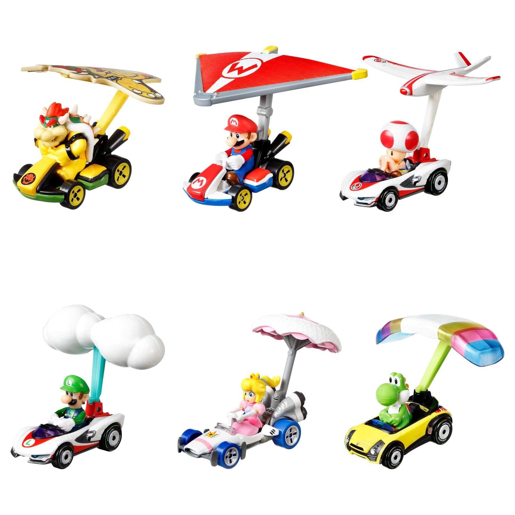 Hot Wheels Mario Kart Character Gliders Blind Assortment