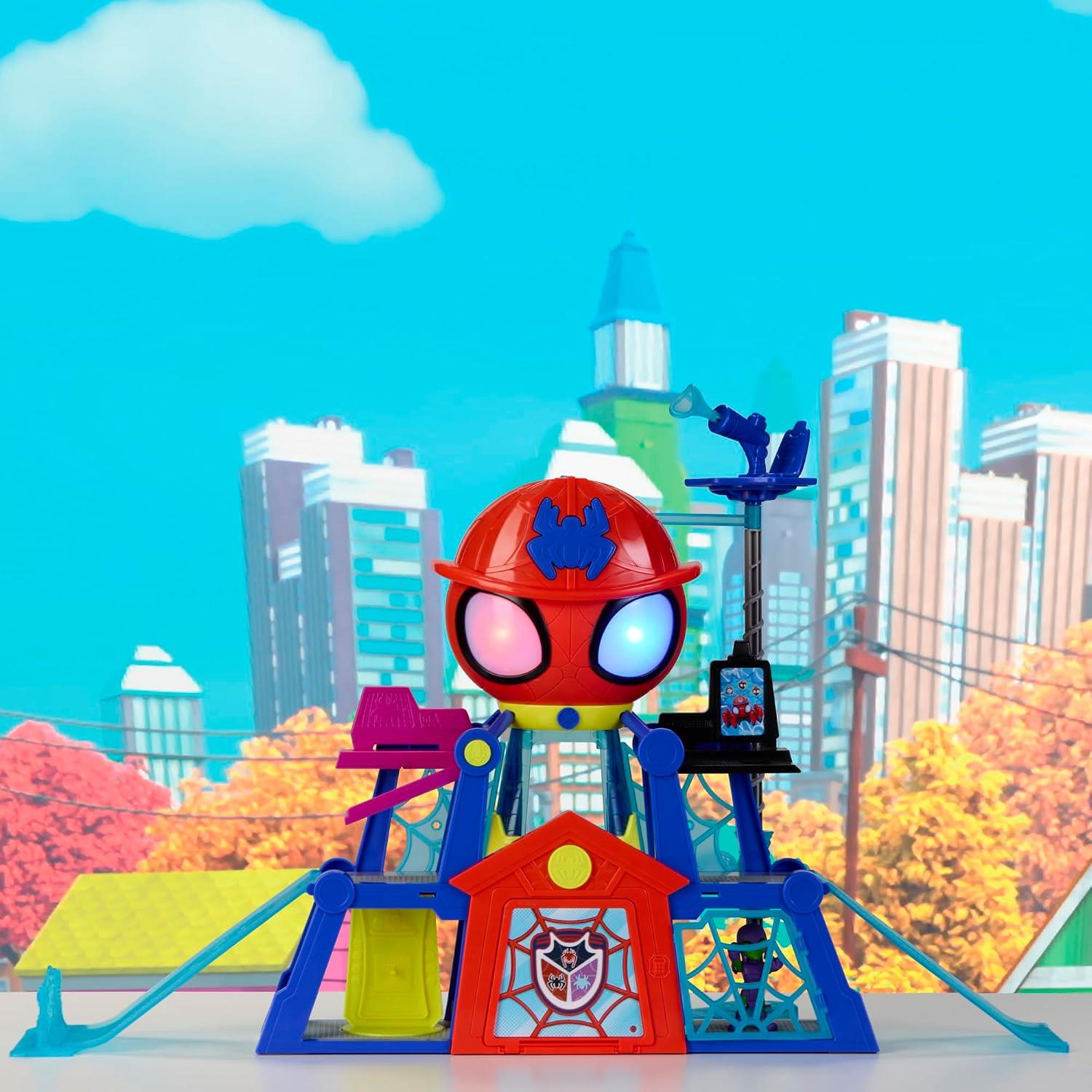 Marvel Spidey and his Amazing Friends Rescue-Webs Web-Quarters Playset