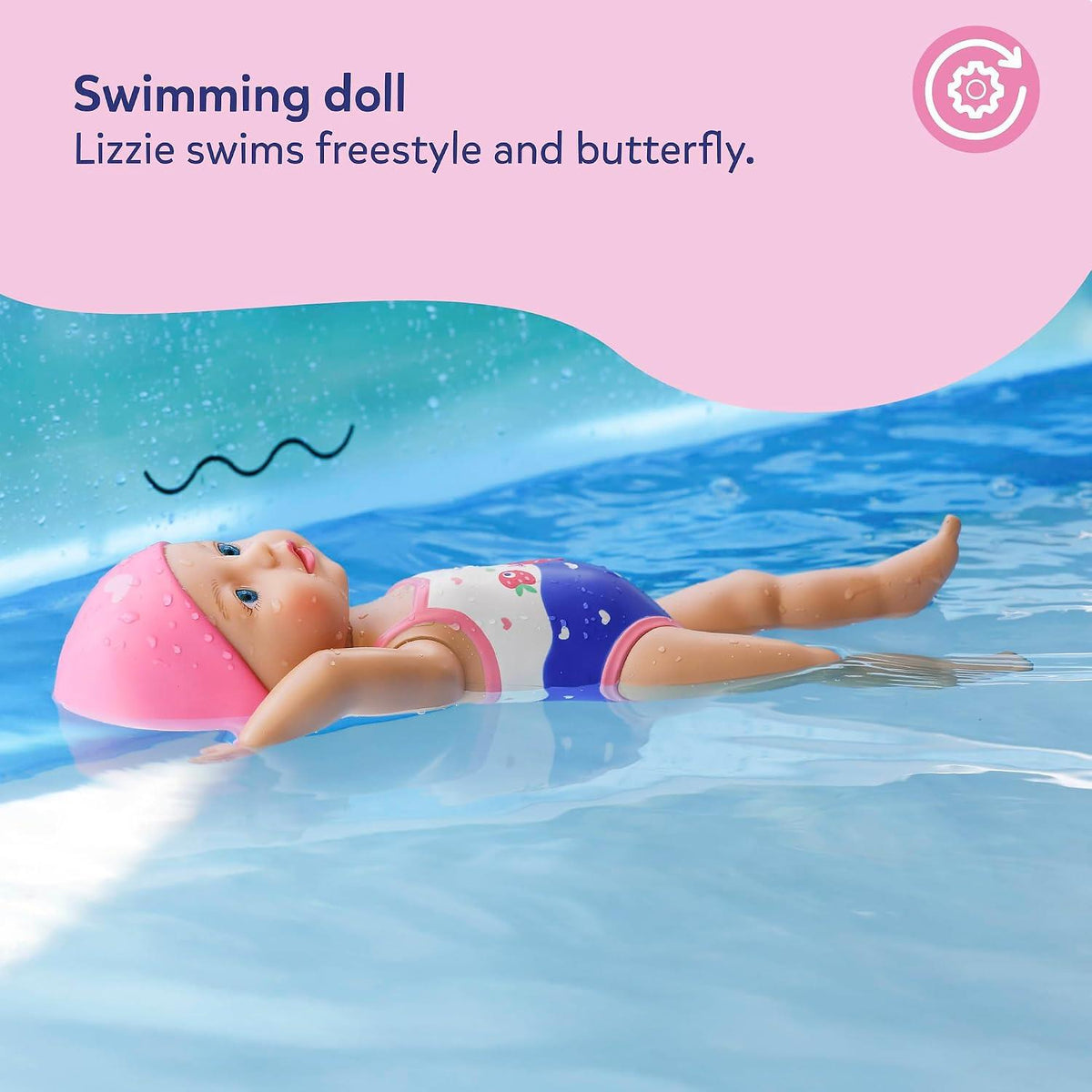 BABY born 30cm Swimming Doll -  Lizzie