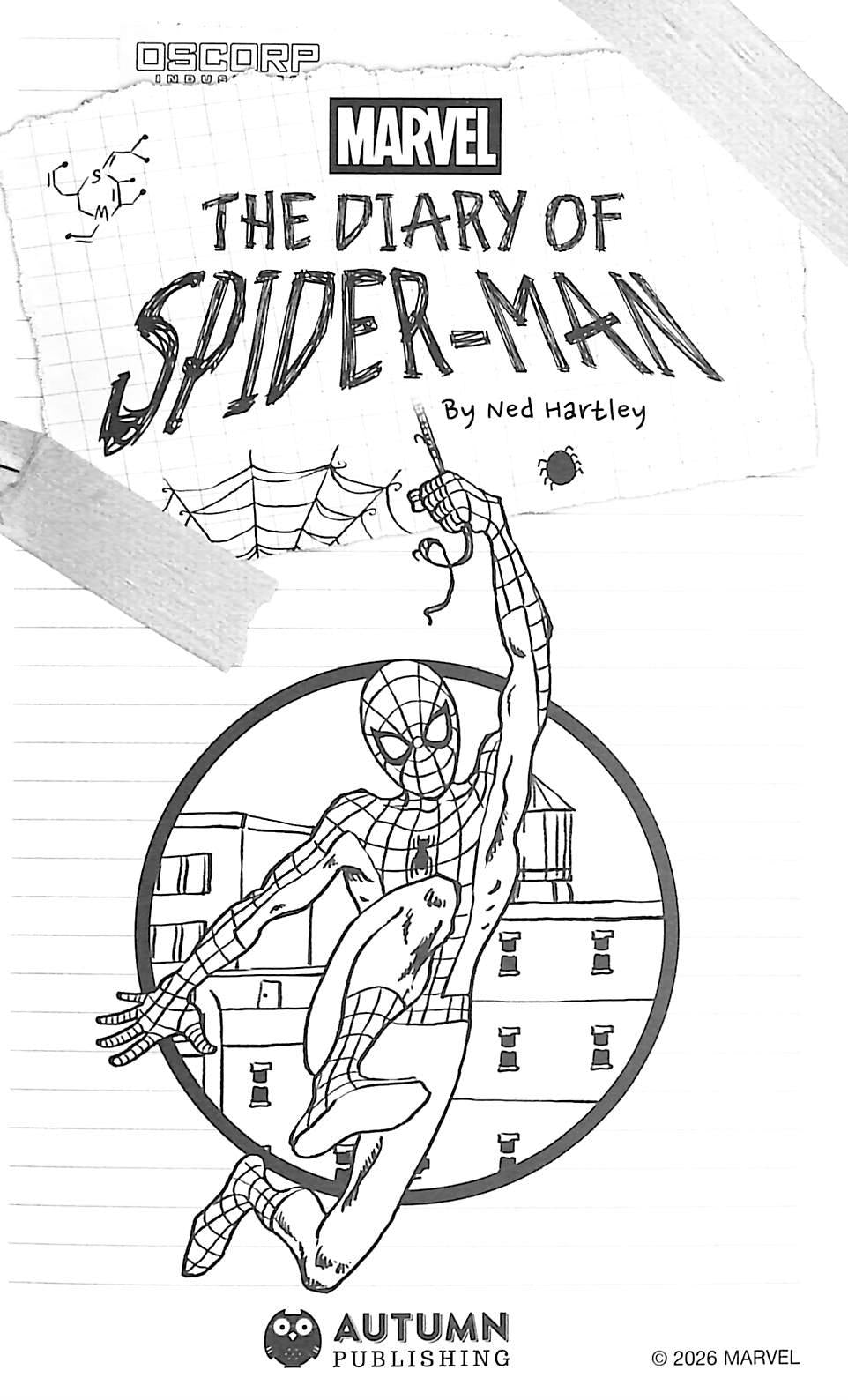 Marvel Spider-Man The Diary of Spider-Man Diary