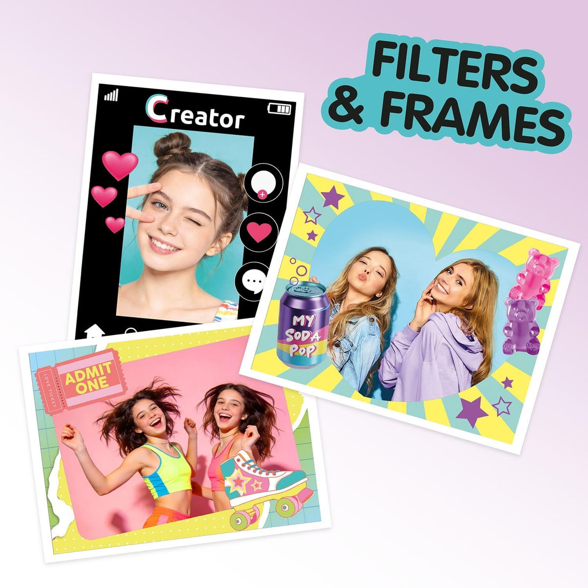 Photo Creator Instant Colour Camera - Lilac