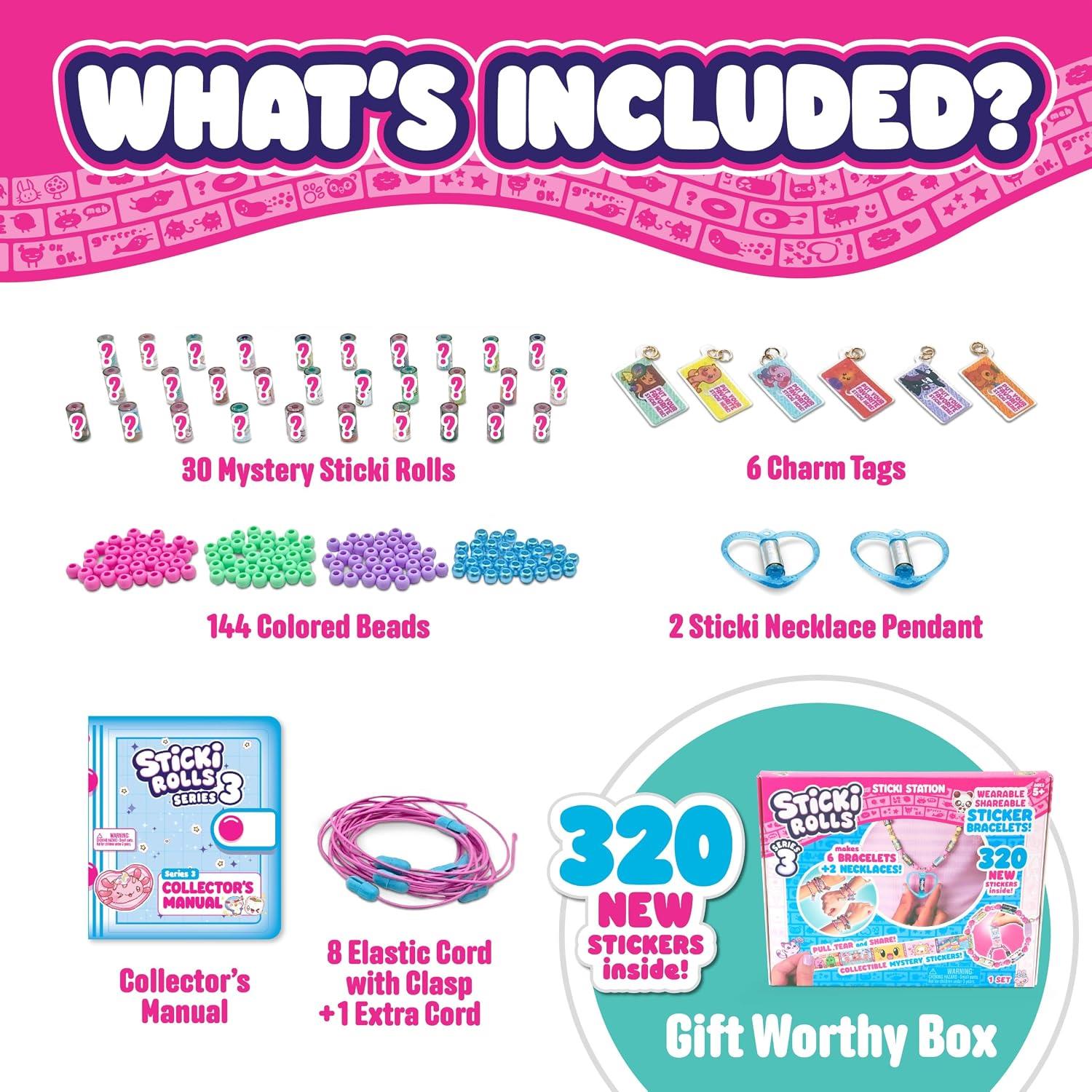 Sticki Rolls Sticki Station Series 3 Sticker Bracelet Jewellery Kit