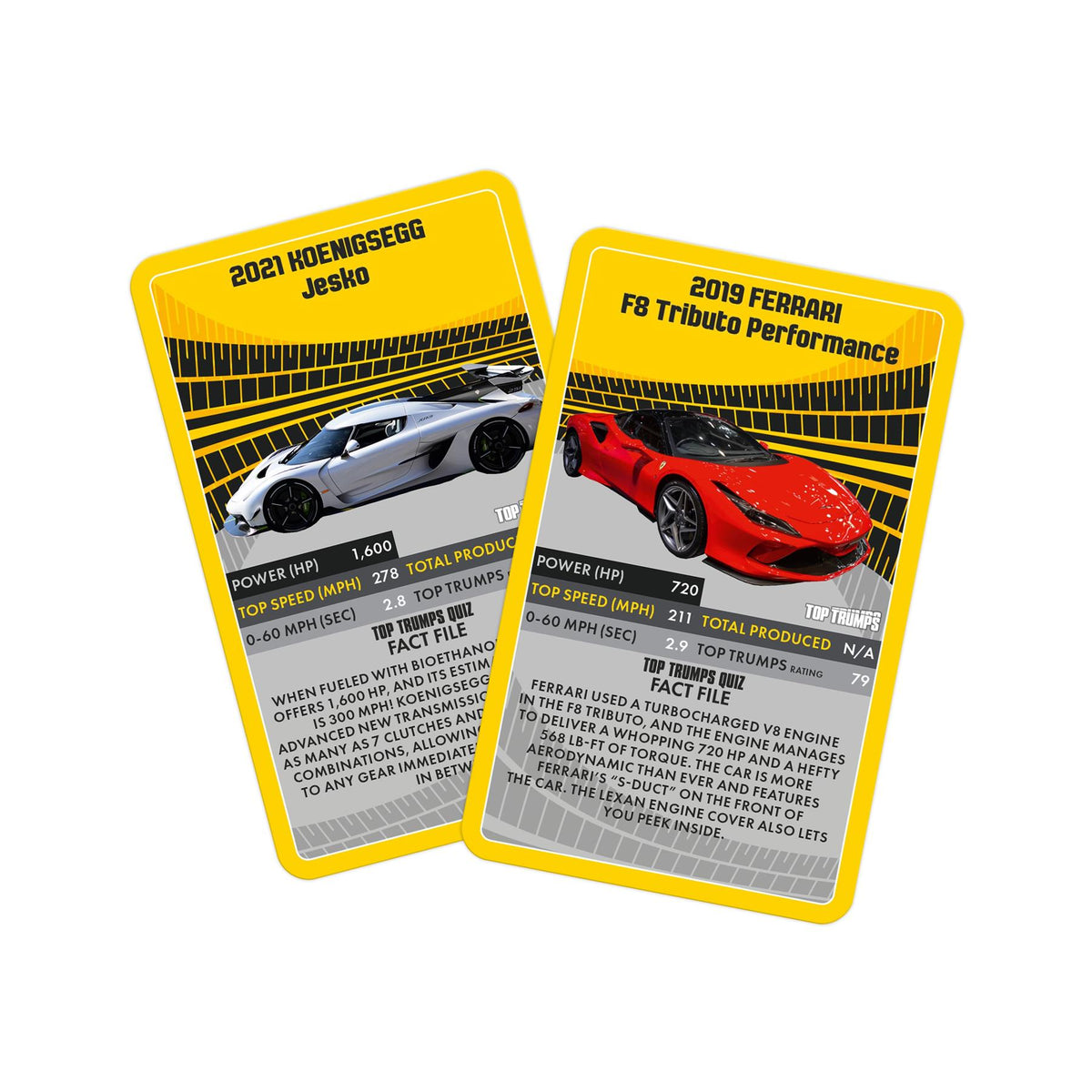 Top Trumps Supercars Card Game