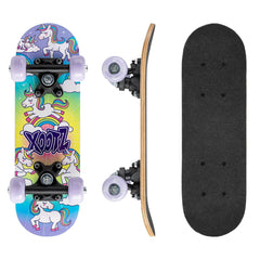Xootz Unicorns 17-Inch Mini Skateboard