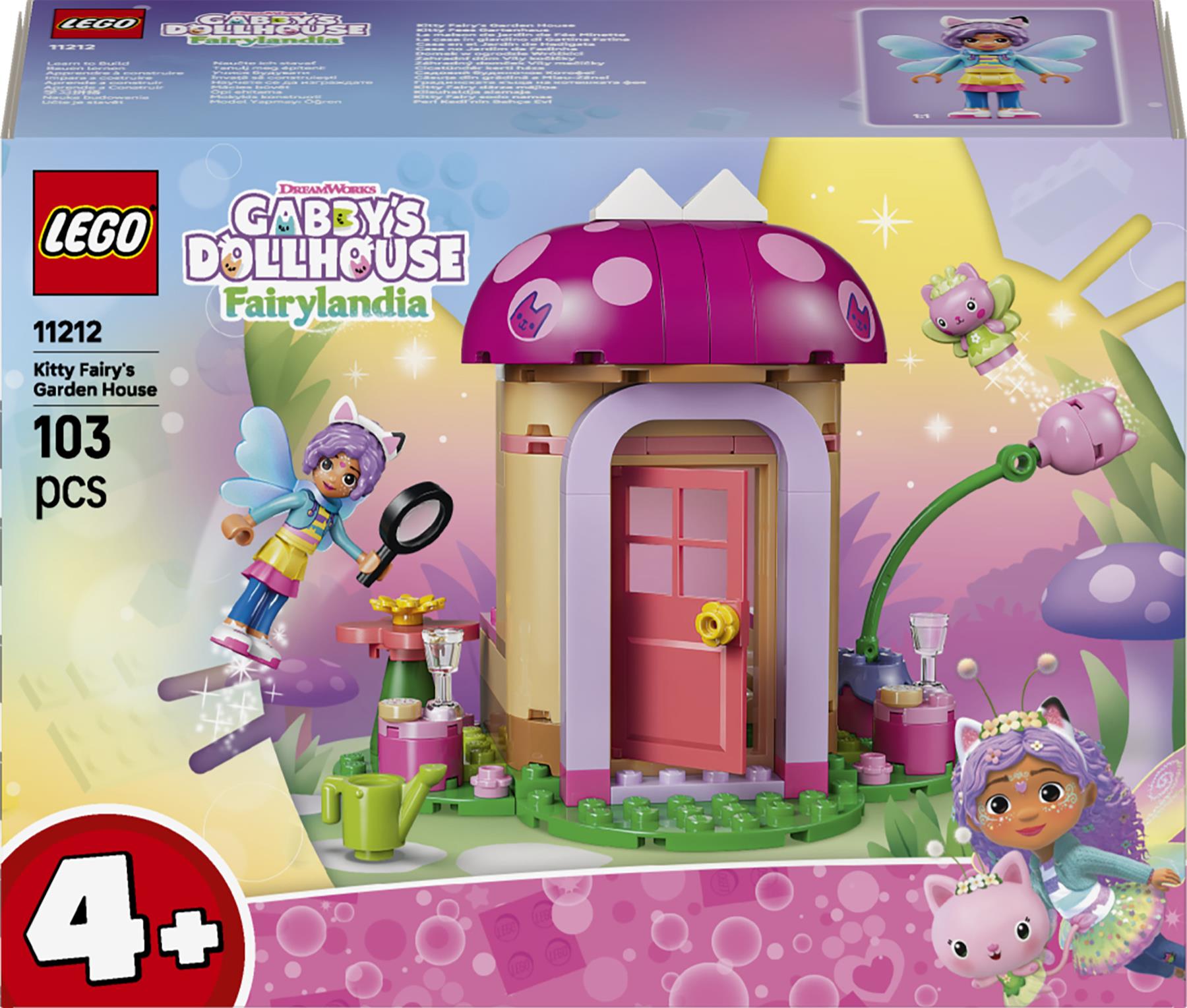 LEGO Gabby's Dollhouse Kitty Fairy's Garden House 11212